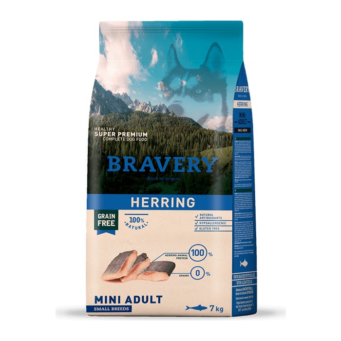 Bravery Arenque (Herring) — Adulto mini y razas pequeñas — 7 kg