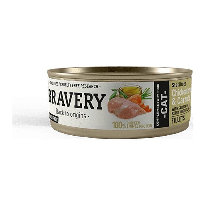 Bravery Chicken & Carrots (lata) Sterilized