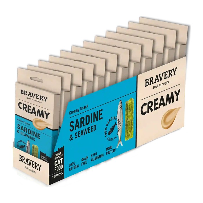 Bravery Creamy Sardine & Seaweed (snack cremoso)