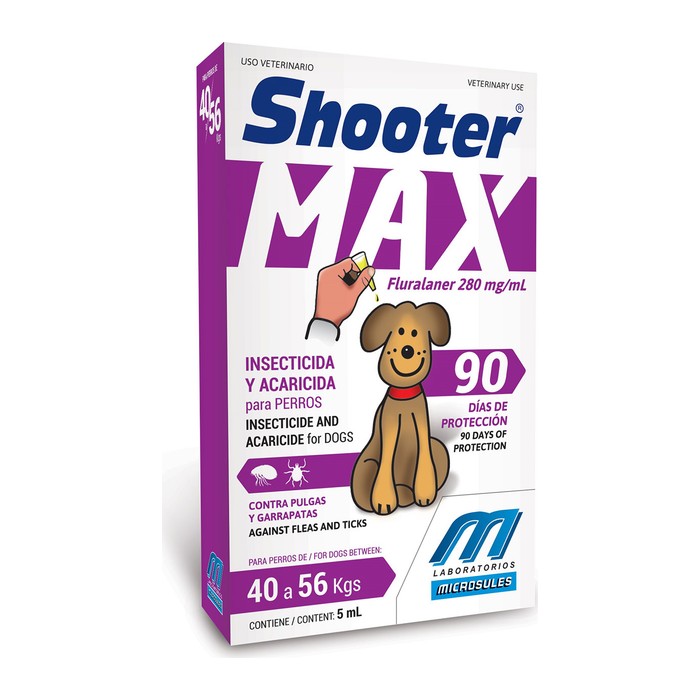 Shooter Max perros — pipeta para más de 4,5 a 10 kg