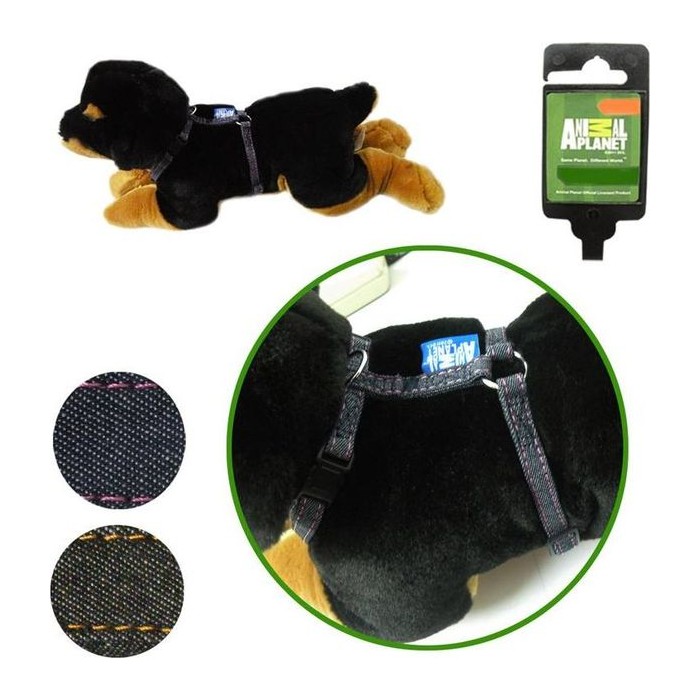 Arnes Para Mascotas Coleccion Jeans 10MMX25-40CM