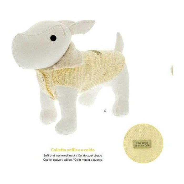 Sweater With Buttons CM.36 amarillo