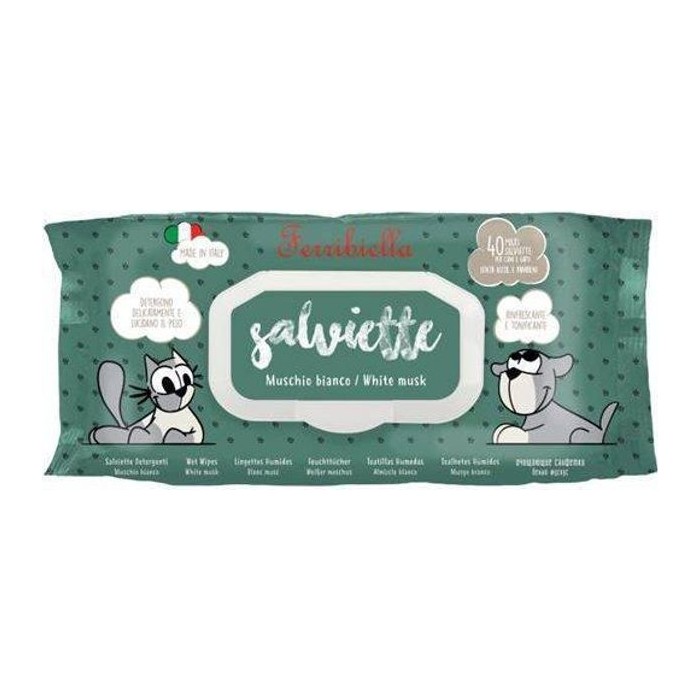 Toallitas Humedas Almizcle Blanco 40PZ