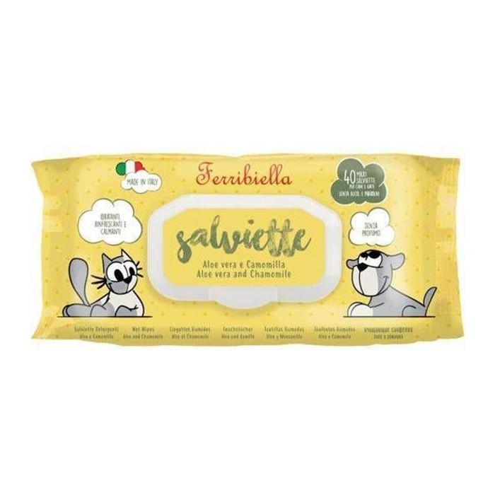 Toallitas Humedas Aloe Y Manzanilla 40PZ