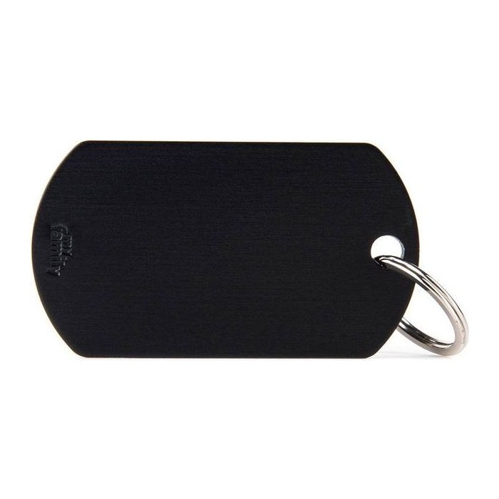 Chapa Basic Aluminum Military negro (variante 2)