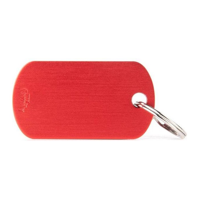 Chapa Basic Aluminum Military RED