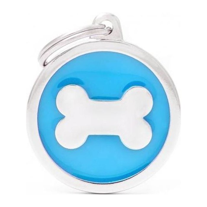 Chapa redonda Grande celeste Hueso Interno