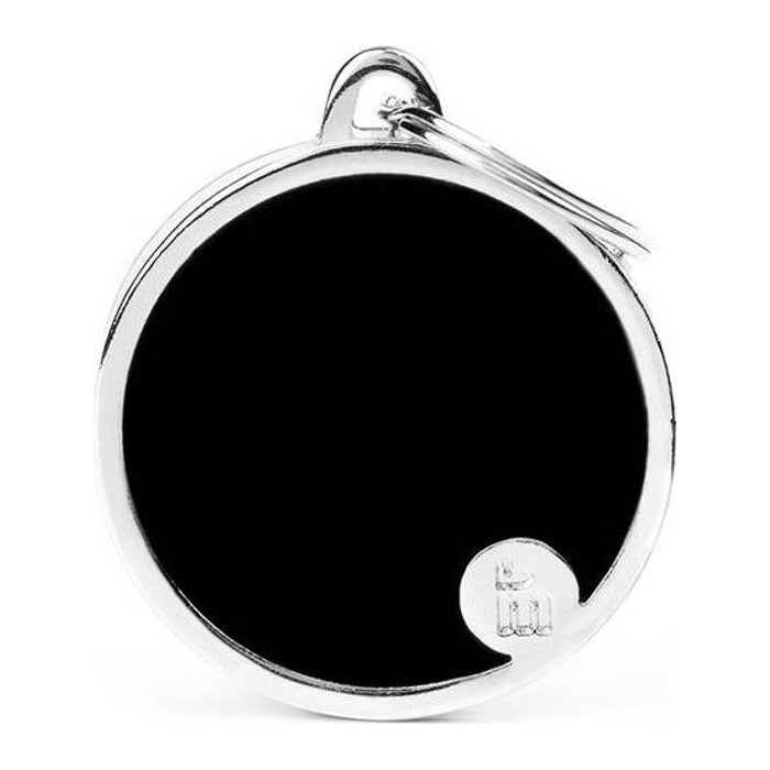 Chapa redonda L Negro Basic Handmade