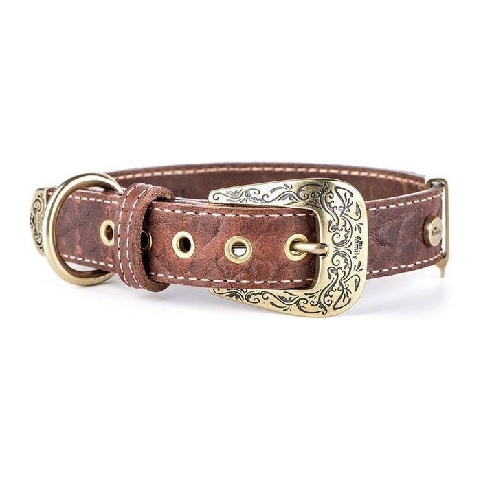 Collar 42/50-2,8 CM Cuero Marron EL Paso