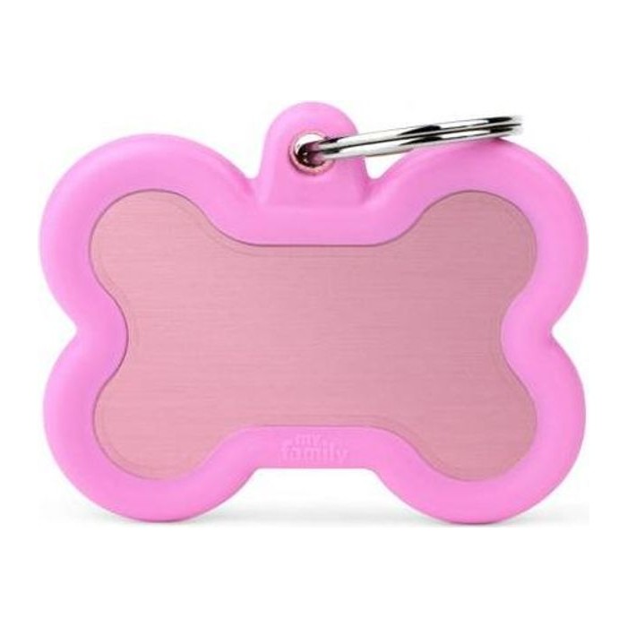 MF Hueso Aluminio Rosa goma Rosa Hushtag