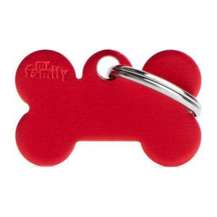 MF Hueso Pequeño Aluminio Rojo