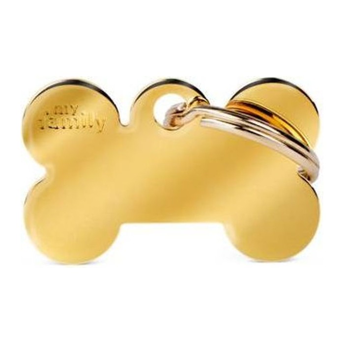 MF Hueso Pequeño Latón Dorado