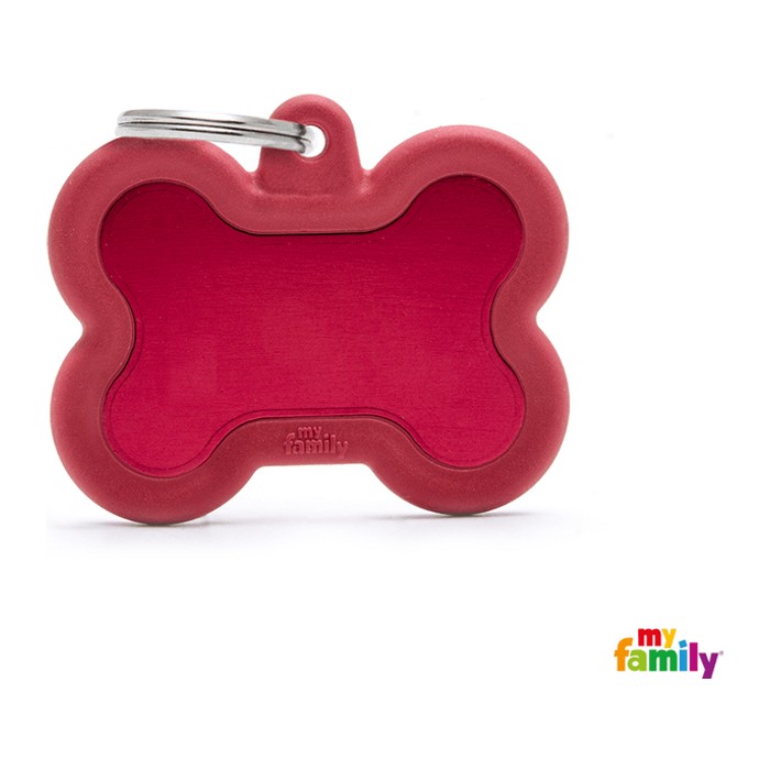 Chapa RED Bone ALU RED Rubber