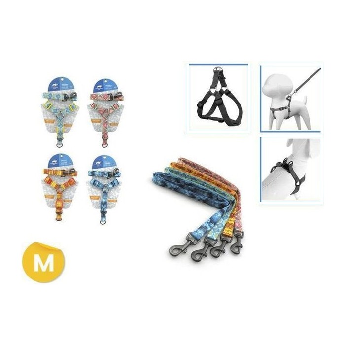 Arnes + Correa para Mascotas SET (M) 5/8*10-14 5/8* 4FT (variante 2)