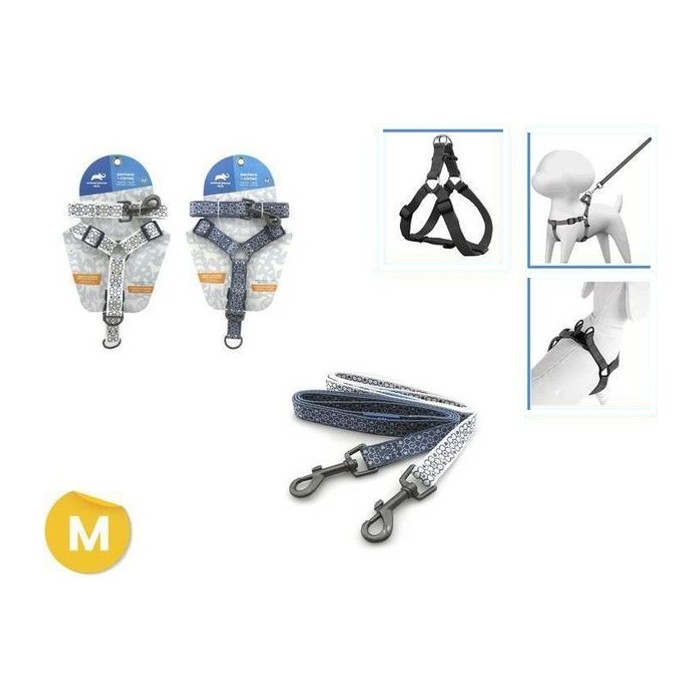Arnes + Correa para Mascotas SET (M) 5/8¨10-14¨ 5/8¨4FT (variante 5)