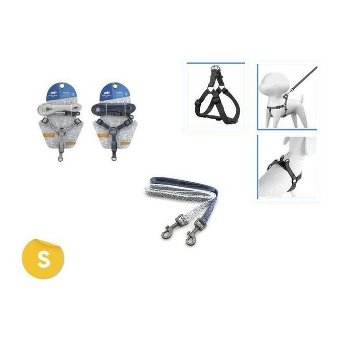 Arnes + Correa para Mascotas SET (S) 3/8¨10-14¨ 3/8¨4FT (variante 6)