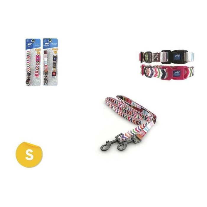 Collar + Correa para Mascotas SET (S) 3/8´X 8-12´3/8´X 4FT (variante 2)