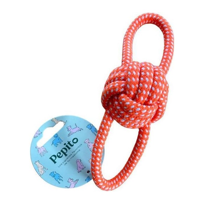 Juguete Pelota DE Cuerda CON Agarres 20CMS