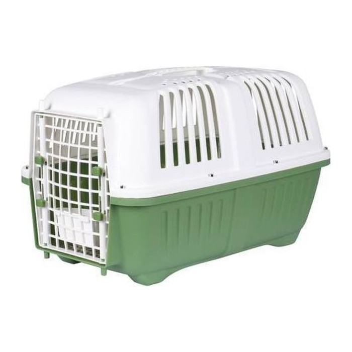 Transportadora Transportin Blanco Y Verde <10 KGS (58*37*37H)