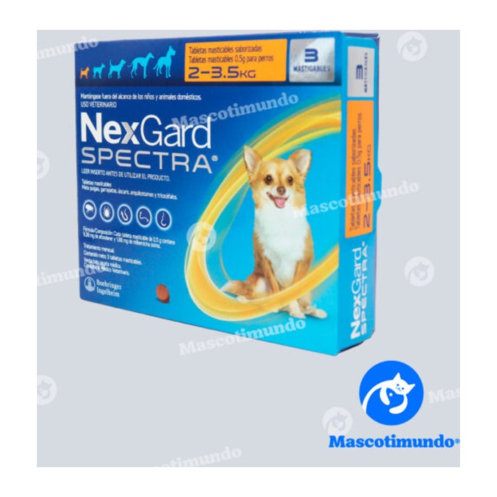 Nexgard Spectra XS (2-3,5kg)