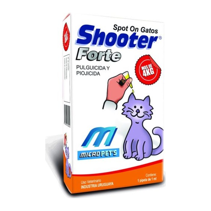 Shooter Forte-Gatos menos de 4 kilos