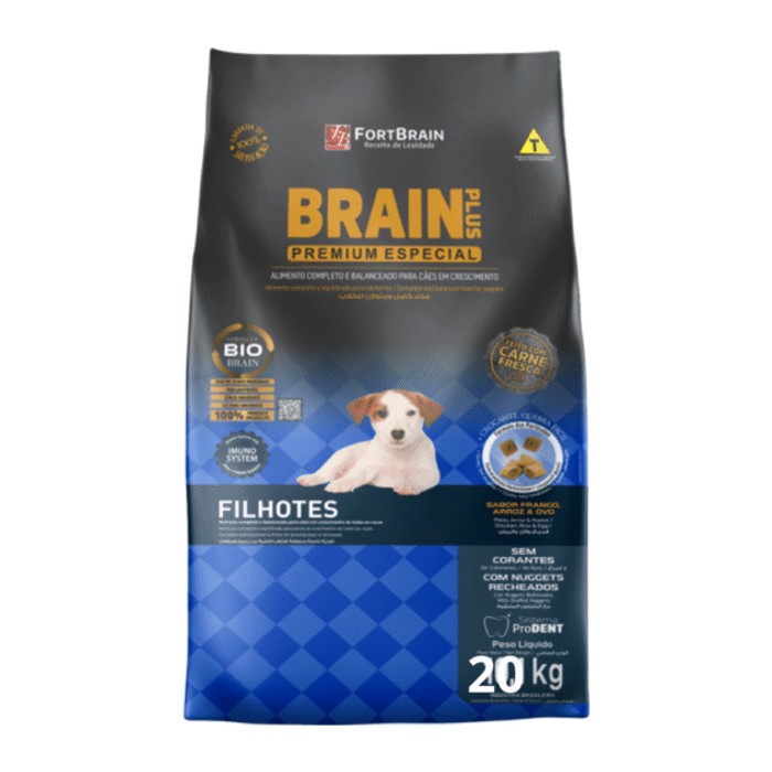 Brain Plus Canino Filhote 8 kg