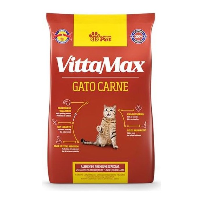 VittaMax gato carne — 10 kg