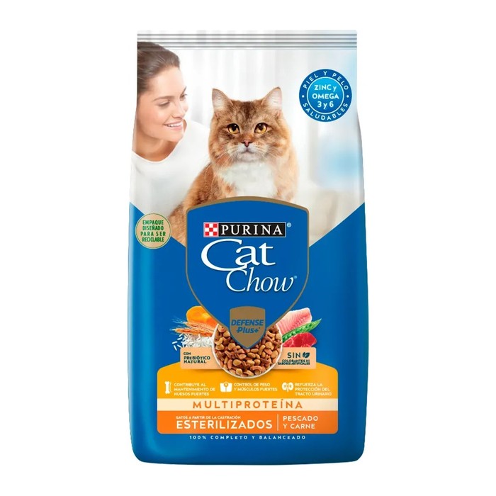 Cat Chow Esterilizados Pescado y Carne 1 kg