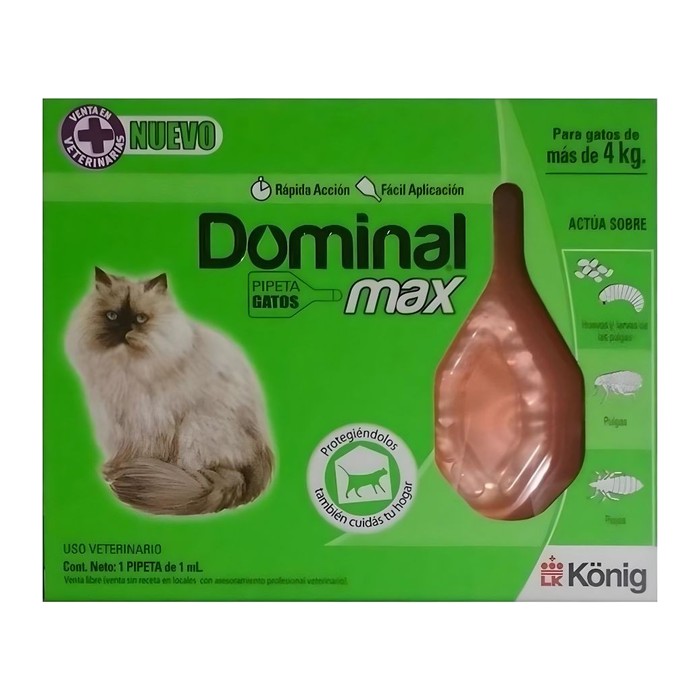 Dominal Max gato — más de 4 kg