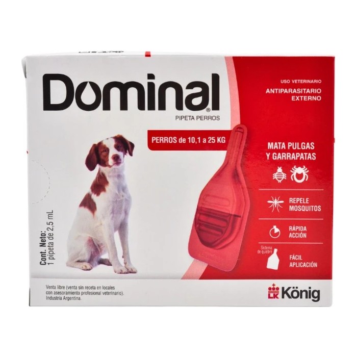 Dominal pipeta perro — 10 a 25 kg