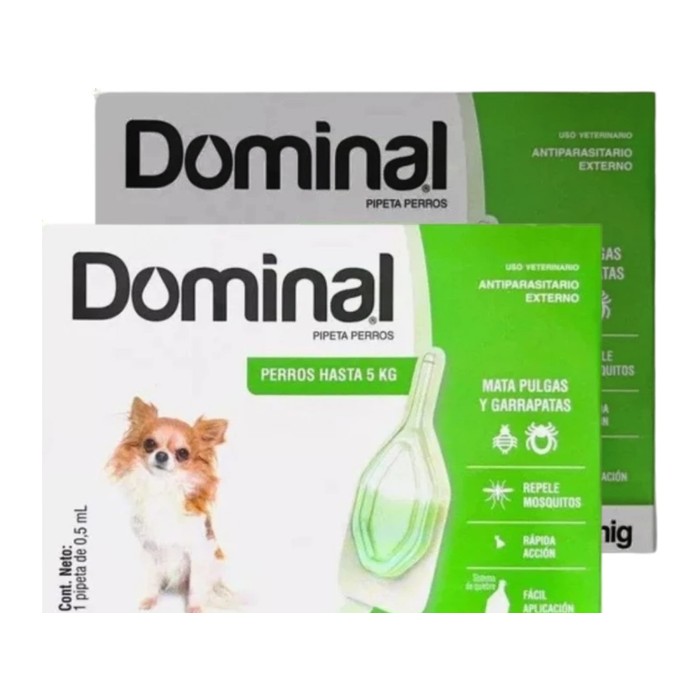 Dominal pipeta perro — menos de 5 kg