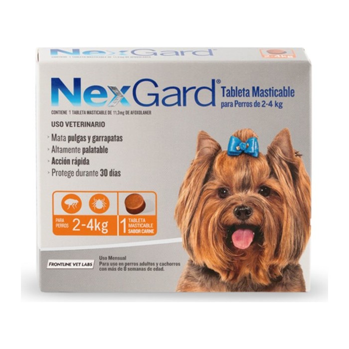 Nexgard — perros de 2 a 4 kg