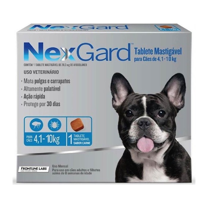 Nexgard — perros de 4 a 10 kg