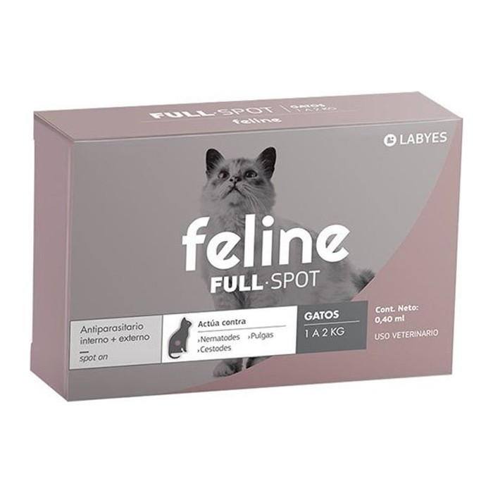 Pipeta Feline Fullspot — gatos de 1 a 2 kg