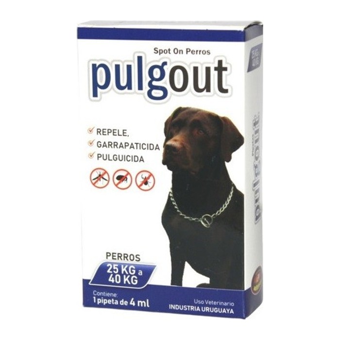 Pulgout pipeta perro — 25 a 40 kg