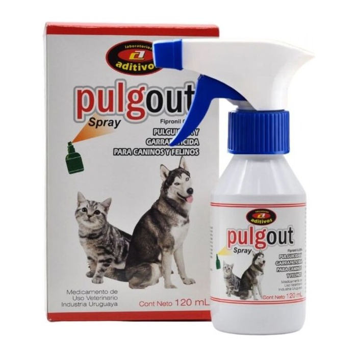 Pulgout spray pulgas y garrapatas