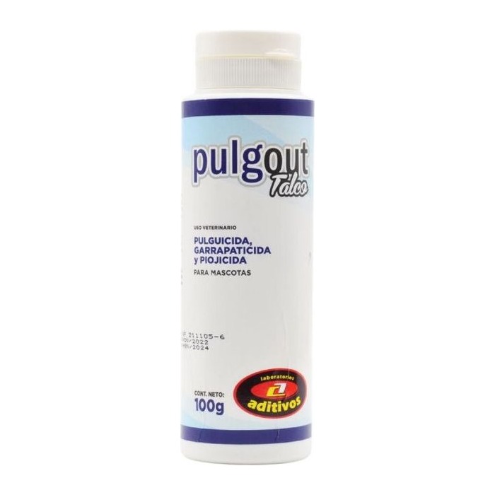 Pulgout talco