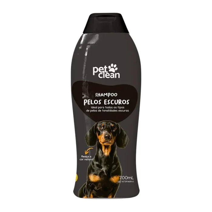 Shampoo Petclean Pelos Oscuros — 700 ml