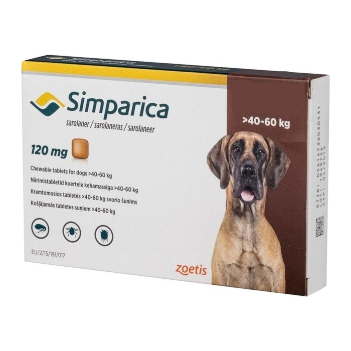 Simparica 3 comprimidos — 10 a 20 kg