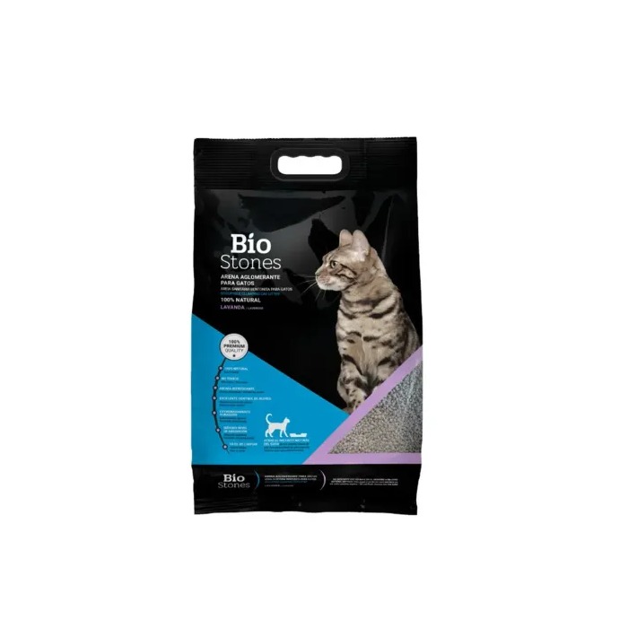 Arena sanitaria aglomerante Bio Stones — 8 kg