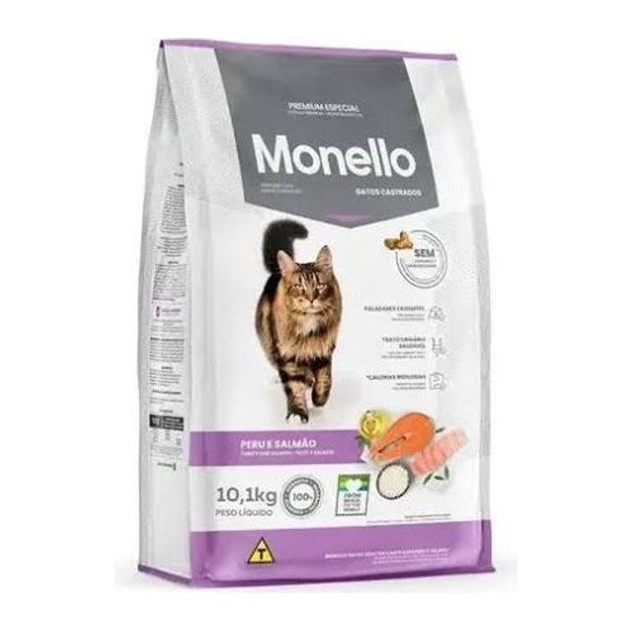 Monello Gatos Castrados Peru y Salmon 10kg
