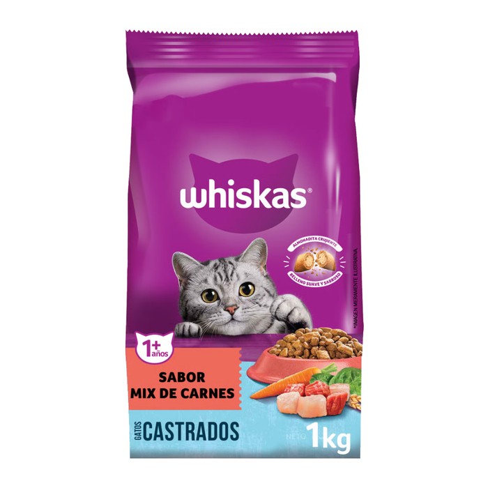 Whiskas Castrados Mix de Carnes 10 kg