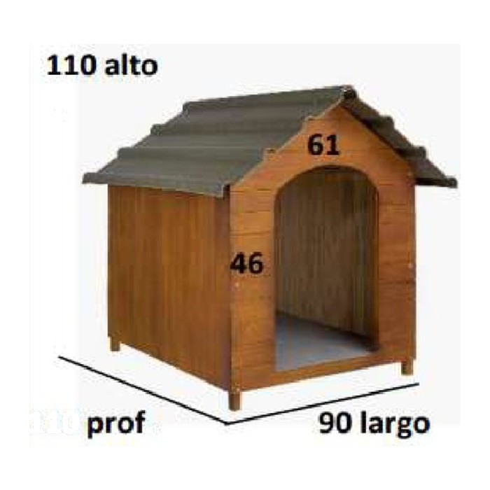 Cucha Techo ecológico N°7(sic) — 90x110x110
