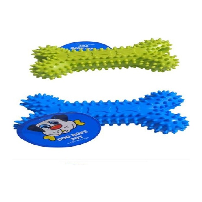 Hueso de goma con pinches mediano