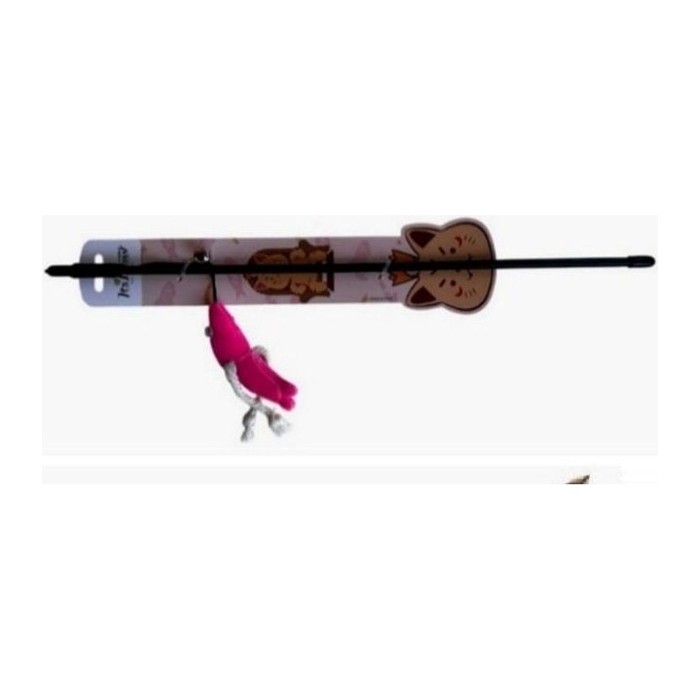 Desde Palito/vara de madera o plástico con pescado, plumas o pompones (9 variantes)