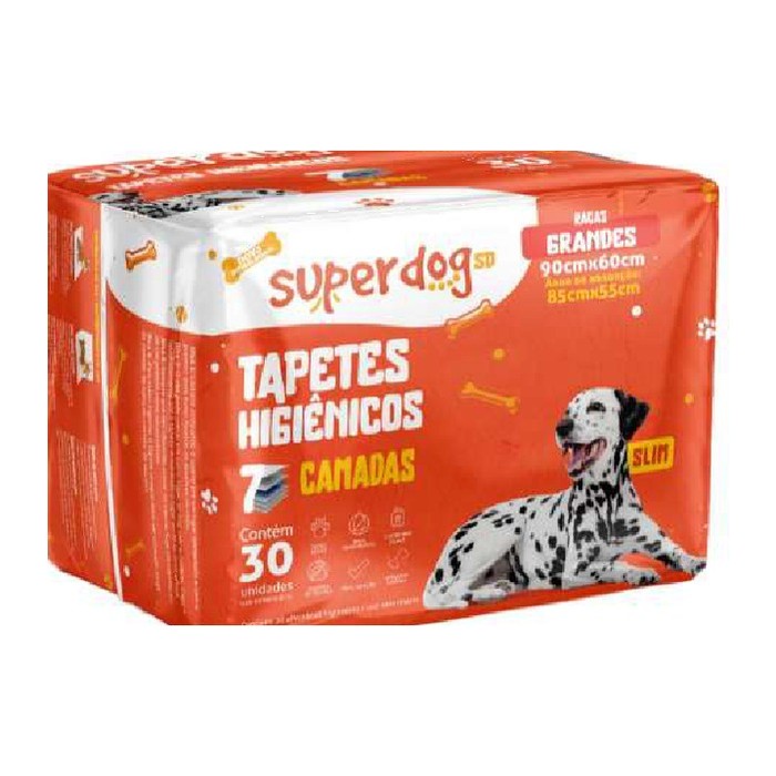 Desde Pañales sanitarios Superdog x30u (g/m) y x50u (chico)