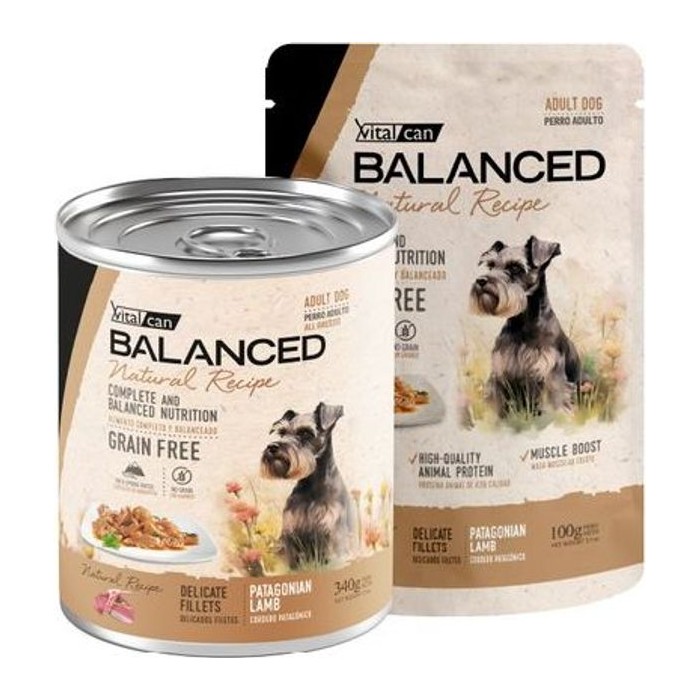 Balanced Recipe Cordero (perro adulto) — 3 kg